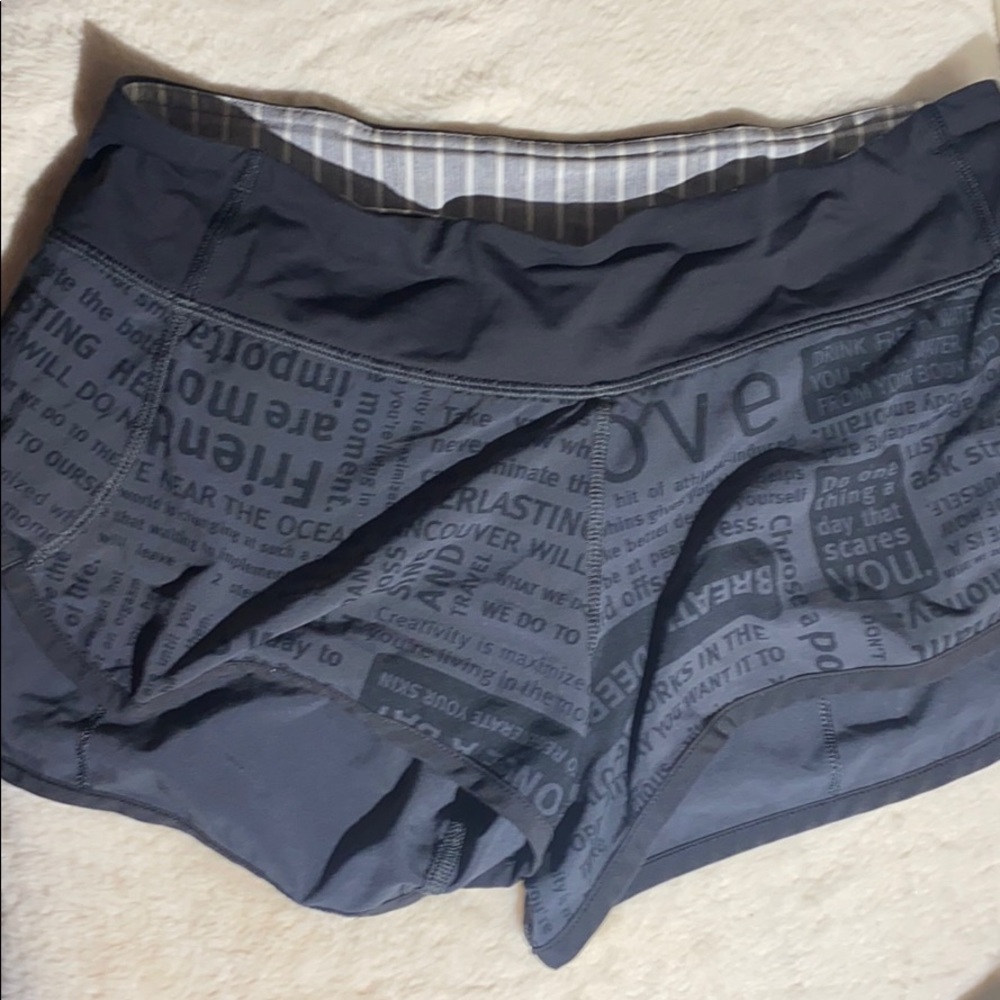 LULULEMON BLACK SHORTS
